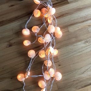 Seashell string lights